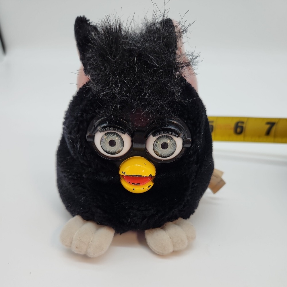 Furby Buddies 99' - Sleep Good - Black/Brown Eyes Tiger Plush
